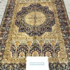 Persian lineage pure silk carpet