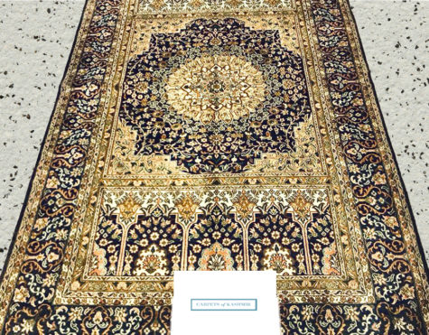 Persian lineage pure silk carpet
