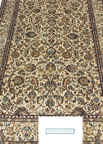 front of foyer pure silk carpet