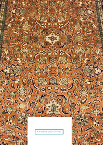 Kashmir carpet Persian design bedroom rug