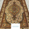 hand-knotted hand made mulberry silk rug