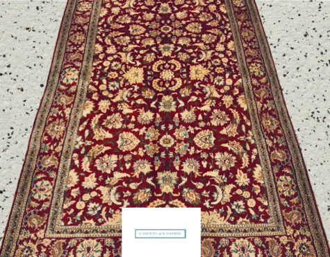 hand-knotted pure silk bedroom carpet