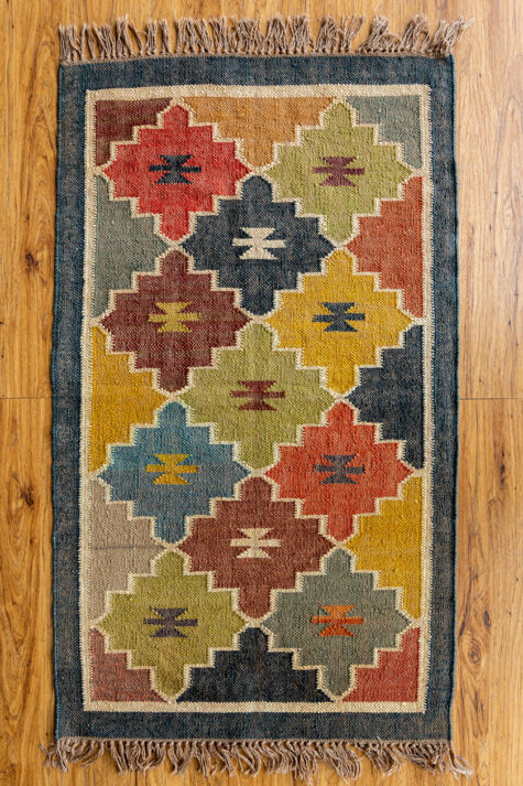 Handmade, hand-woven Kilim - Flat Weave rug