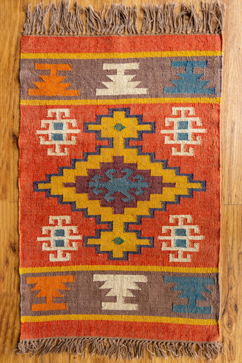 Handmade, hand-woven Kilim - Flat Weave rug