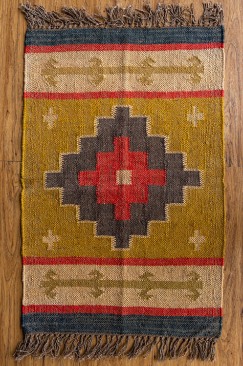 Handmade, hand-woven Kilim - Flat Weave rug 3 by 2