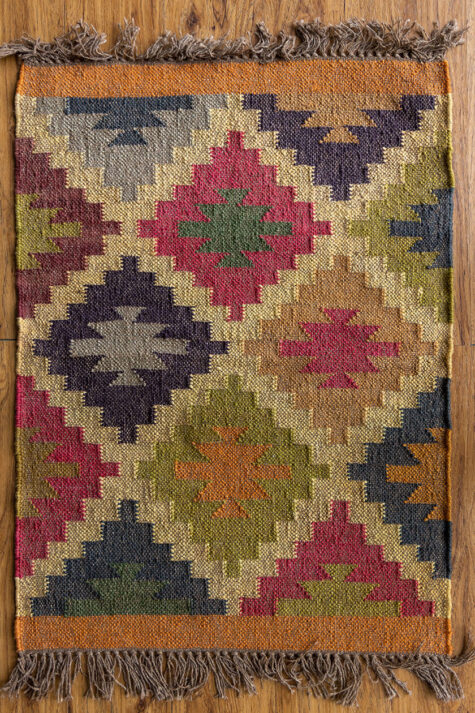 Handmade, hand-woven Kilim - Flat Weave rug 3 by 2