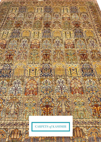 buy floral design Kashmir carpet