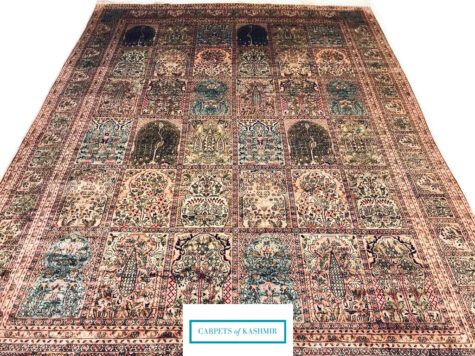 multi color handmade Persian rug