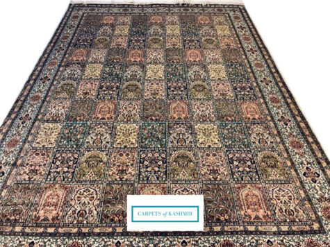 multi-colour oriental rug
