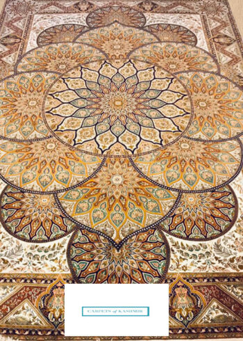 pure silk Kashmir carpet