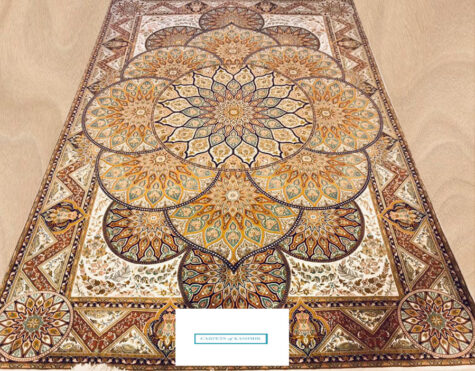 pure silk Kashmir carpet