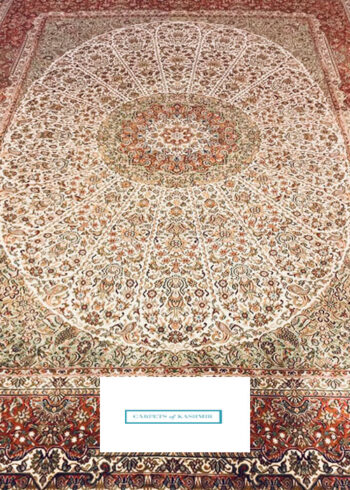 made in Kashmir hand made carpet
