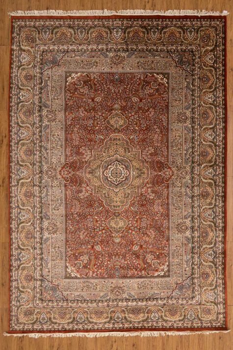 large living room handmade Kashmir rug