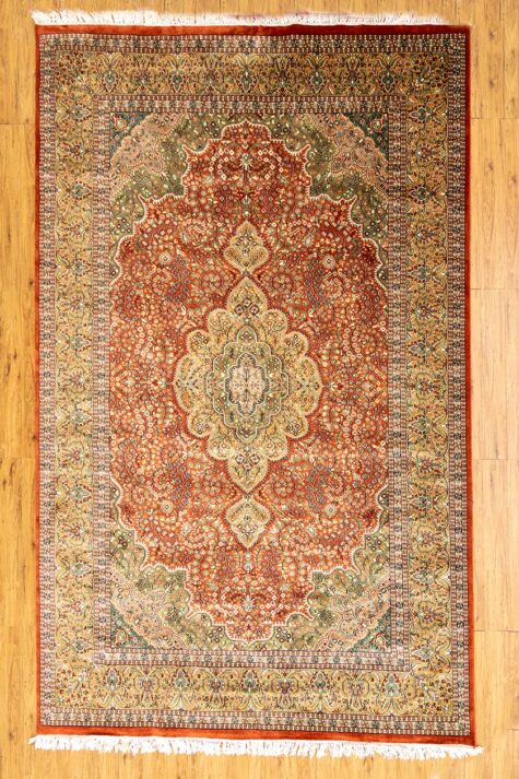 9 by 12 hand made Kashmiri rug
