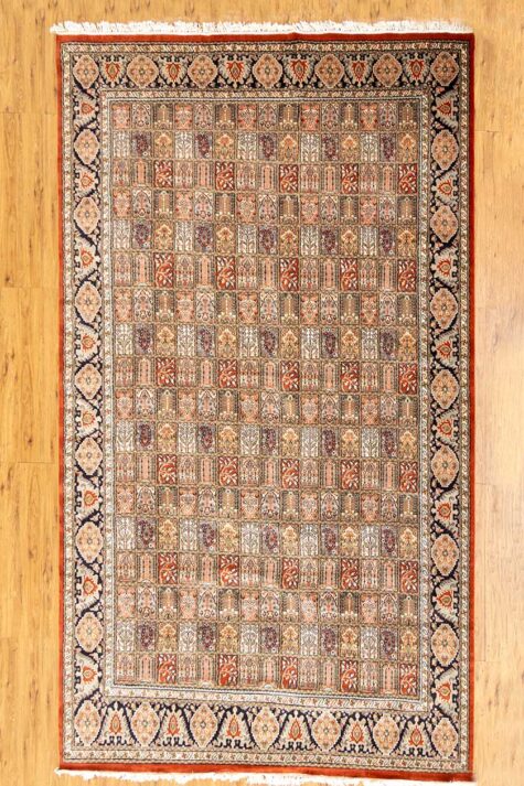 geometric design Kashmiri living room carpet
