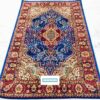 6 by 4 made in India wool-silk rug