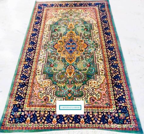 wool-silk made in India 6 by 4 rug
