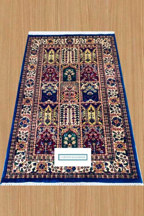 Persian geometric design foyer rug