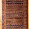 Unique Kashmiri oriental coffee table rug
