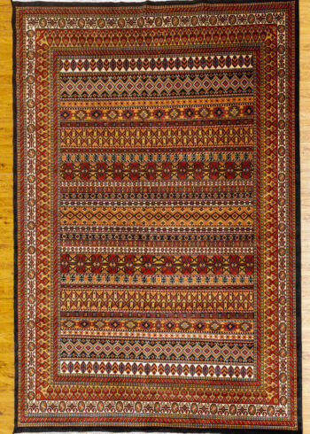 Geometric - Afghan-Turkoman Lineage rug made from pure wool