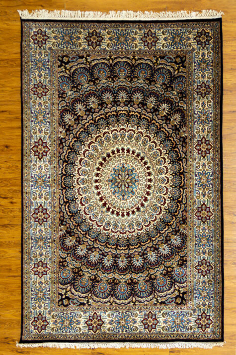 Certified genuine Kashmir rug