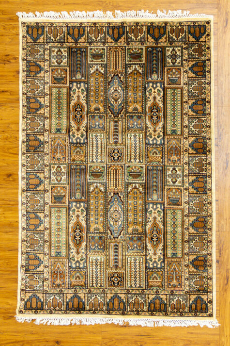 Hand-Knotted Coffee Table Rug Timeless Elegance