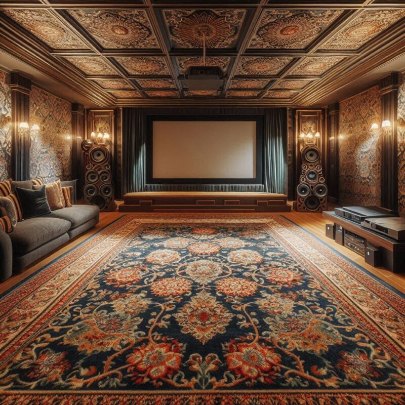 Handmade Rugs For Home Theatre