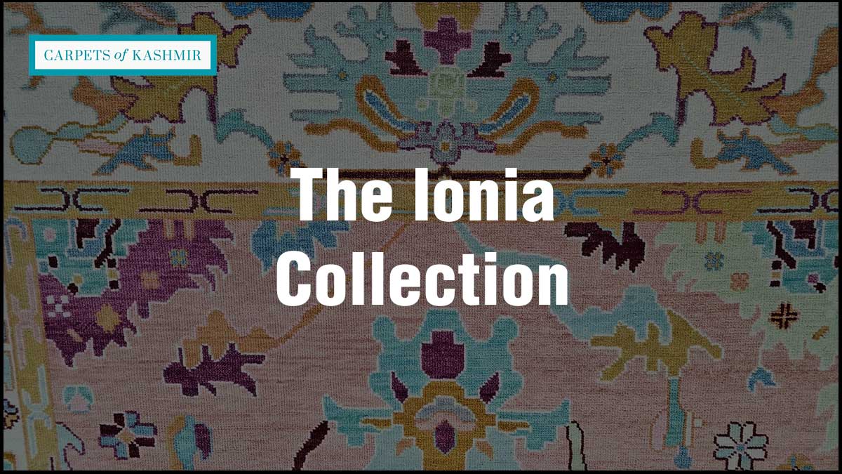 The Ionia Collection of hand-knotted weave rugs