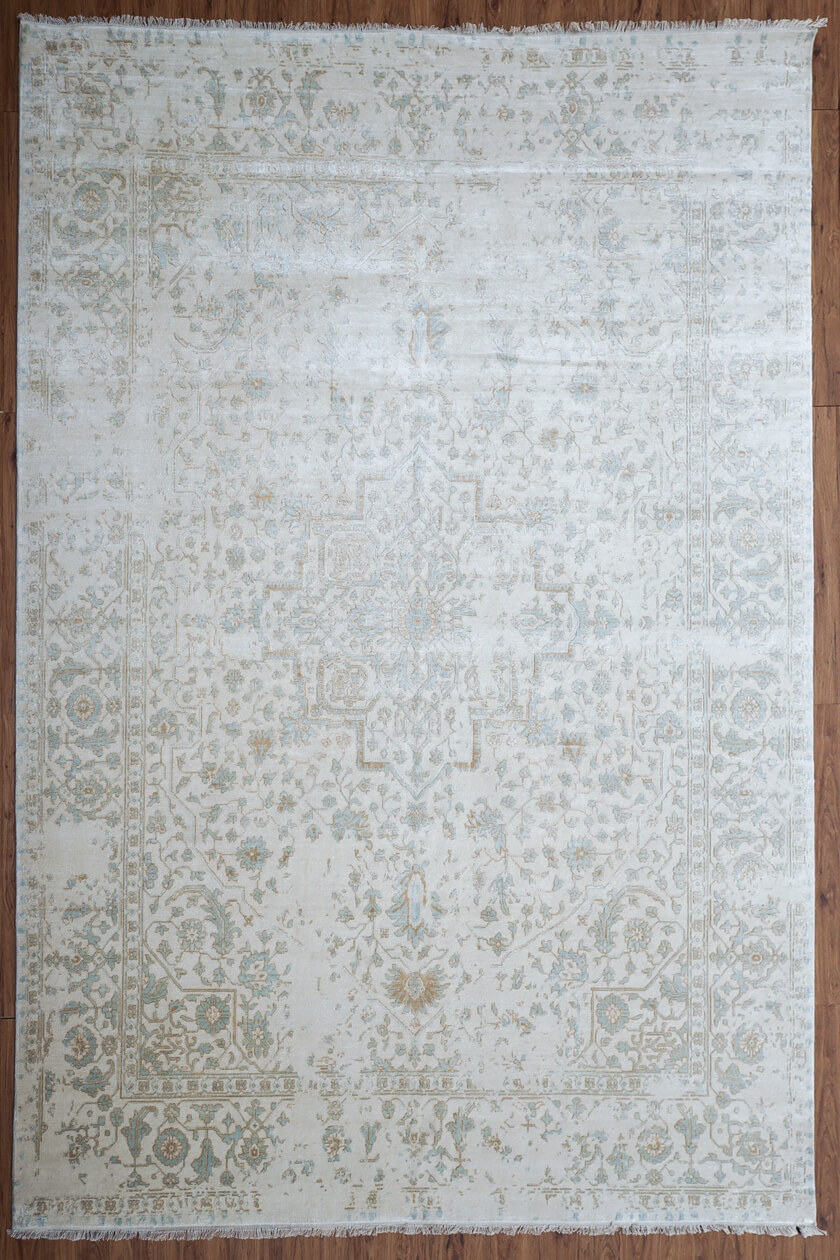 12x9-cream-transitional-merino-wool-silk-rug-full-view 12 by 9 cream transitional wool-silk rug