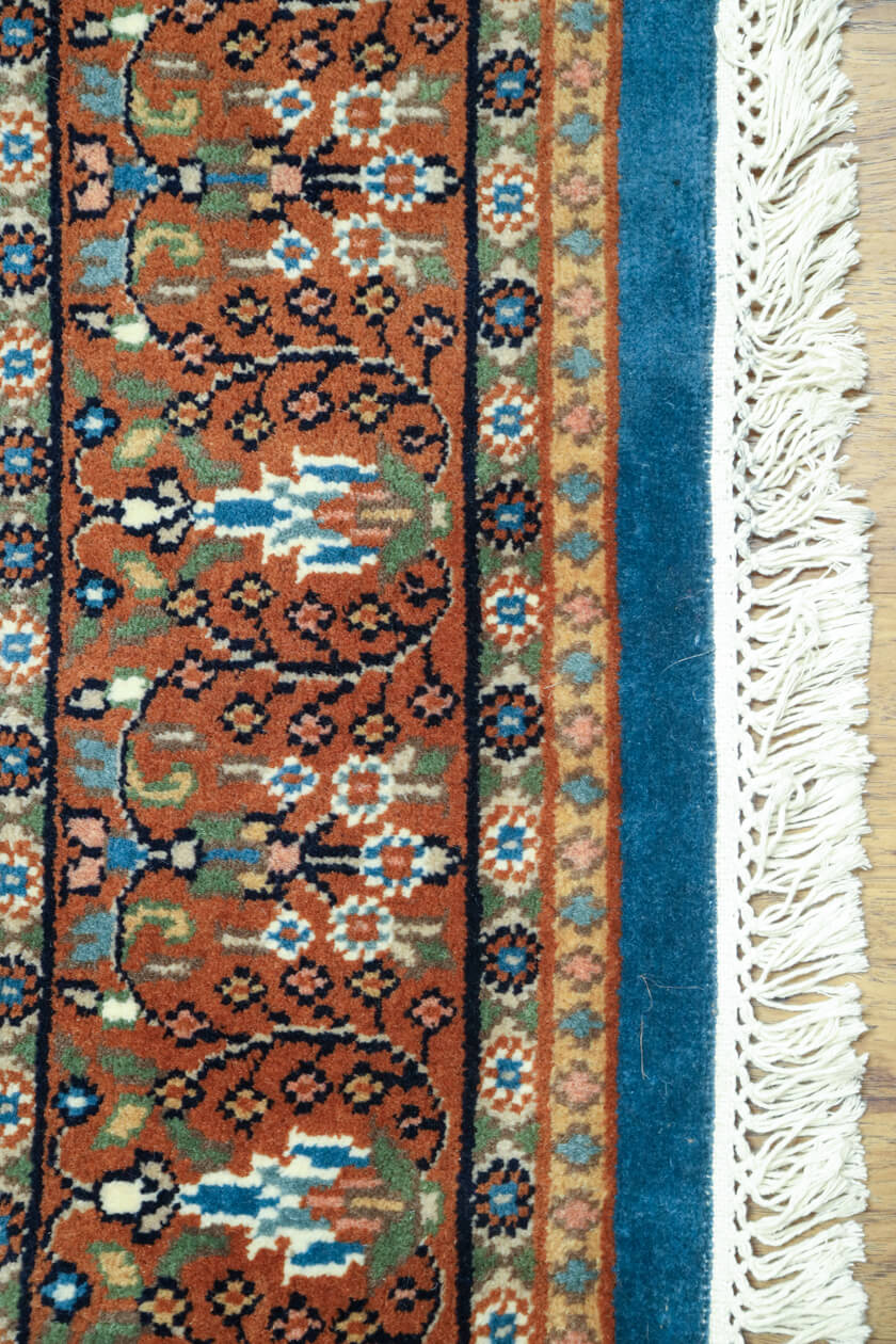 9x6-blue-persian-carpet-cotton-fringe-detail