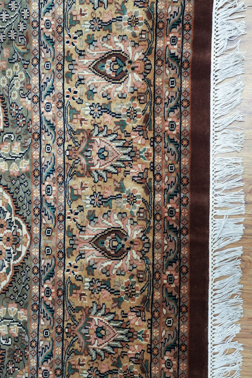floral-border-pattern-brown-persian-lineage-carpet