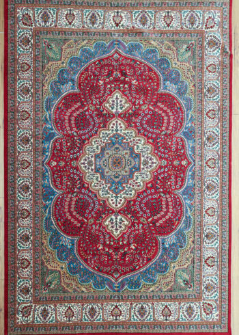 red oriental floral Persian rug of 12 by 9 size